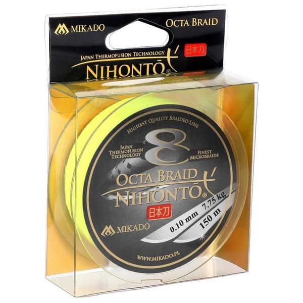 Fiskelina - Mikado - Nihonto Octa - 150m - 0.300mm - Gul