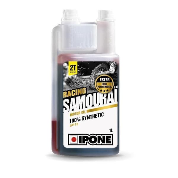 IPONE - 100% syntetisk 2T Samurai Racing Engine Oil 1L