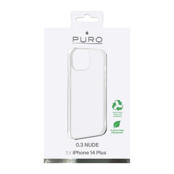 PURO Coque 0,3 mm Nude transparent för iPhone 14 Plus