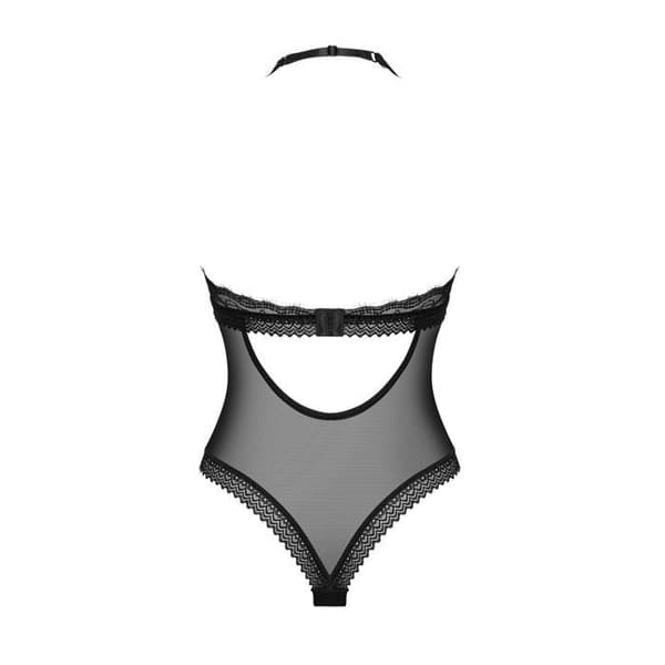 Teddy (underkläder) - OBSESSIVE - Medilla - Svart - Transparent material - Spets - Klassisk skärning