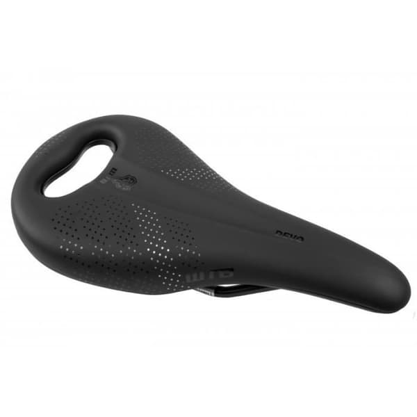 WTB Devo sadel - TU - Herr - Svart - Rostfri - Medium - 100-130mm - 142x260mm