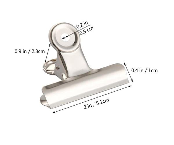 Dokumentdisplay - Coideal väggsorterare - BP-HingeClips-Silver
