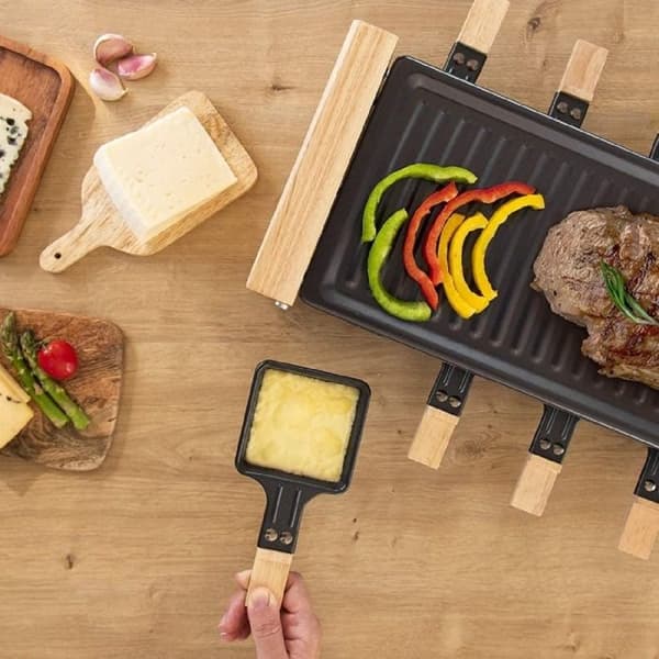 Cecotec Raclette Ost & Grill 8200 Trä Svart