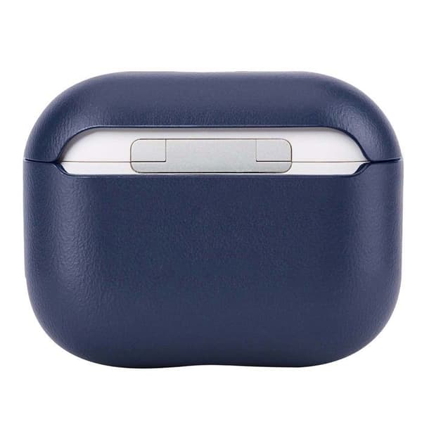 Coque AirPods Pro 3 - DECODED - AirCase Pro 3 - Full grain läder - Blå - Elegant skydd