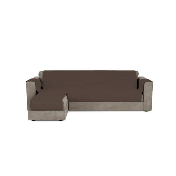 Sofföverdrag för divan MB HOME BASIC 190 cm - mikrofiber brun, vändbar, OEKO‑TEX