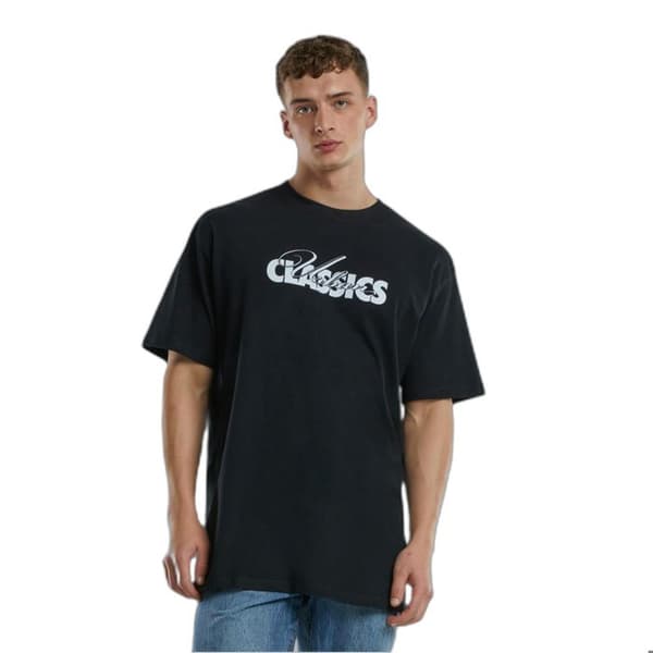 T-shirt oversize Urban Classics Cursive Bold Logo Heavy