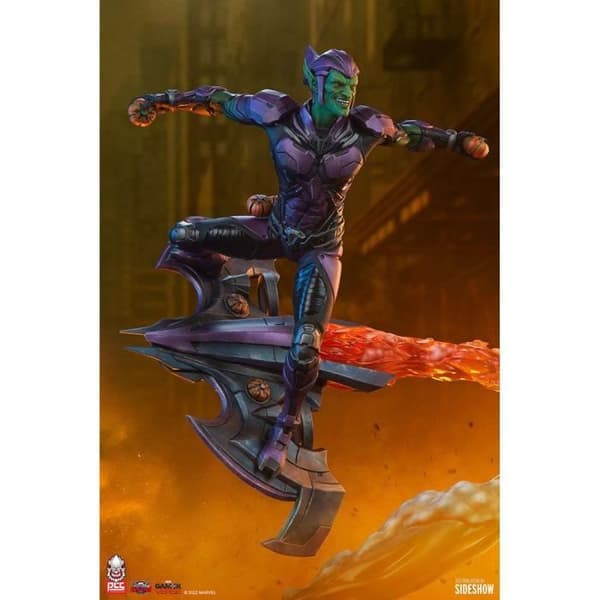 PCS Statuett Grön Goblin Marvel Future Revolution 48 cm — Handmålad resin