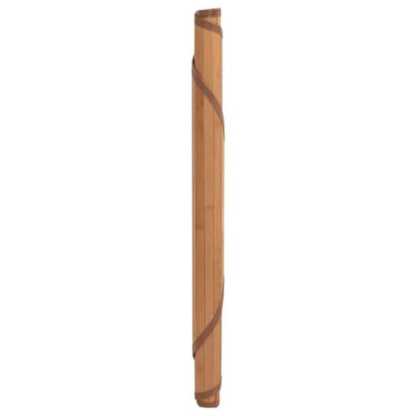 Naturlig rund matta 60 cm bambu