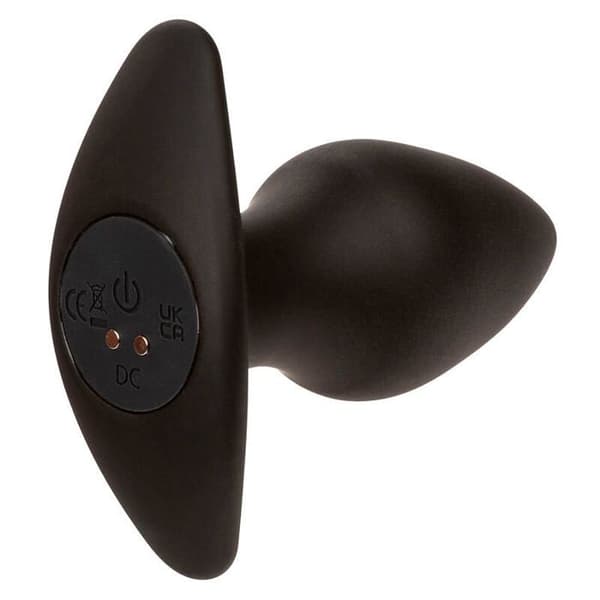 CALEXOTICS - CALEXOTICS - ROCK BOTTOM PLUG ANAL PARFAIT 10 VIBRATIONS SILIKON SVART