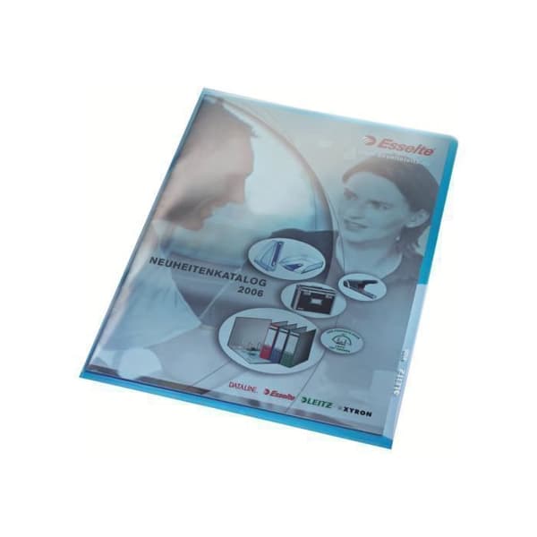 Leitz Premium Pocket-hörn A4 för 40 ark transparent blå