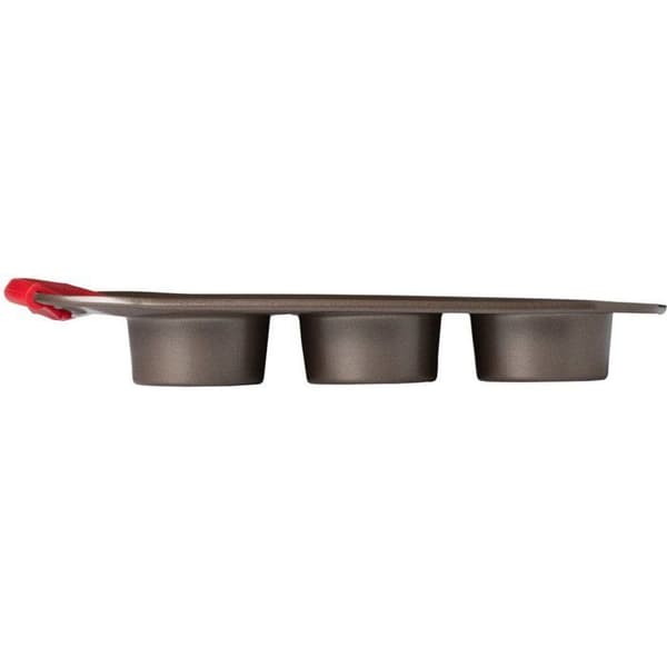 Muffinsform - PYREX - 1452001 - Rund - I kolstål - Non-stick - 6 hål