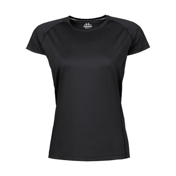 Topp dam Tee Jays Cooldry - svart