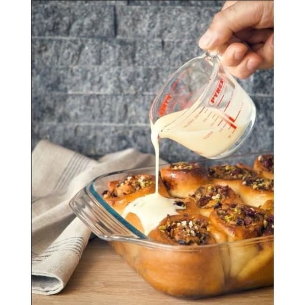 Set med 3 ugnsformar - PYREX - Glas - Rektangulär - Oemotståndlig - 20-25-28 cm