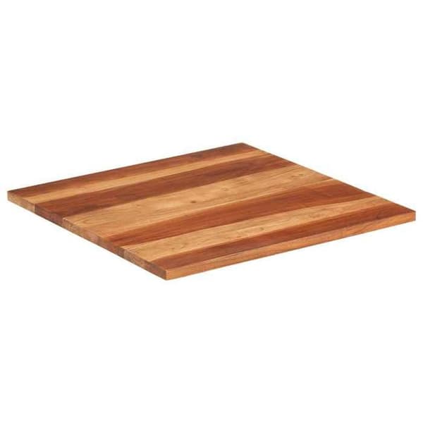 Bordsskiva Solid trä 25-27 mm 70x70 cm