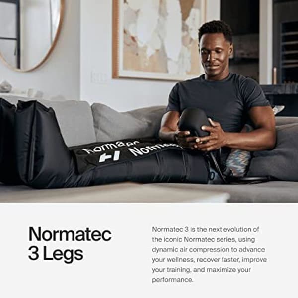 Återvinning system - HYPERICE - Normatec 3 - Dynamisk luftkompression - Autonomi 120 min - Trådlös