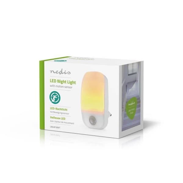 Nedis LED-nattlampa | LNLW10WT | Vit