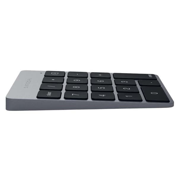 Tangentbord - SATECHI - Slim Space Grey - Bluetooth - Aluminium - Uppladdningsbart