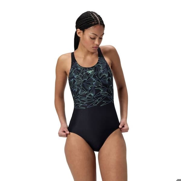Baddräkt 1-delad dam Speedo Eco+ Hyperboom Placem Muscleb