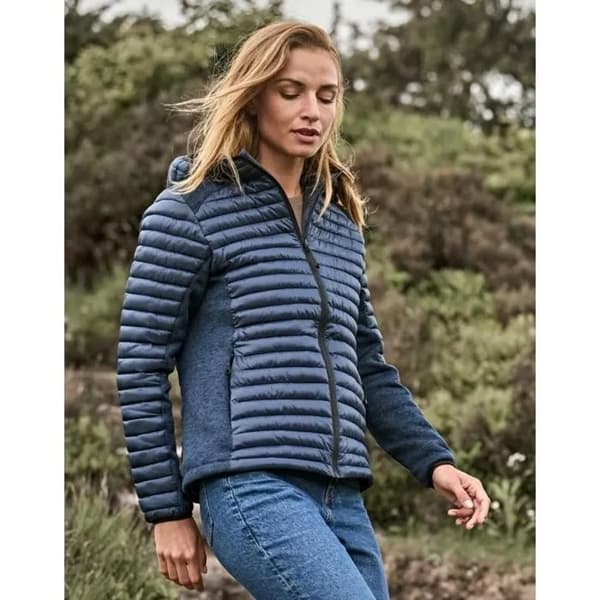 Doudoune dam Tee Jays Outdoor Crossover - marinblå/marinblå melange