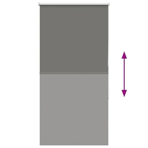 vidaXL Butik rullgardin blackout tygbredd 65,7 cm polyester 4011122