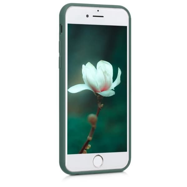 Coque - kwmobile - iPhone 6 - 6S - Blågrön silikon - Heltäckande skydd - Halkfri
