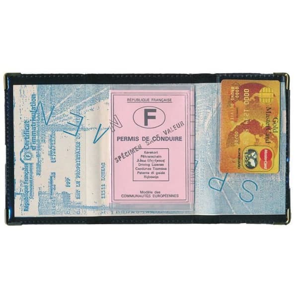 Cover Case Bil Grå Korthållare Papper Love