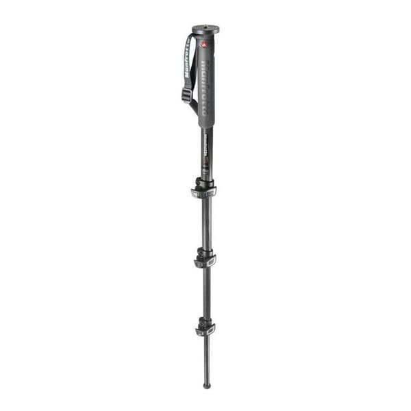 Monopod Manfrotto monopod karbon mpmxproc4 4-sektioner med quick power