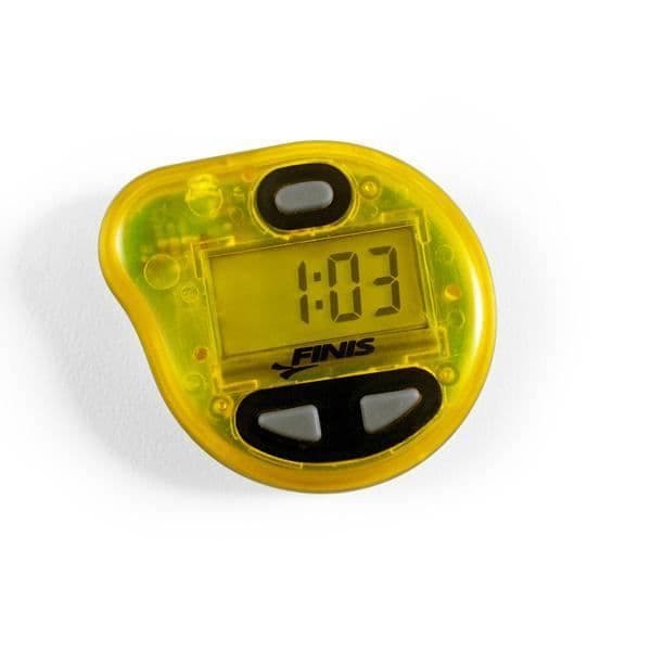 FINIS Tempo Trainer Pro – vit elektronisk klocka/timer, Liquid Skin, multisport