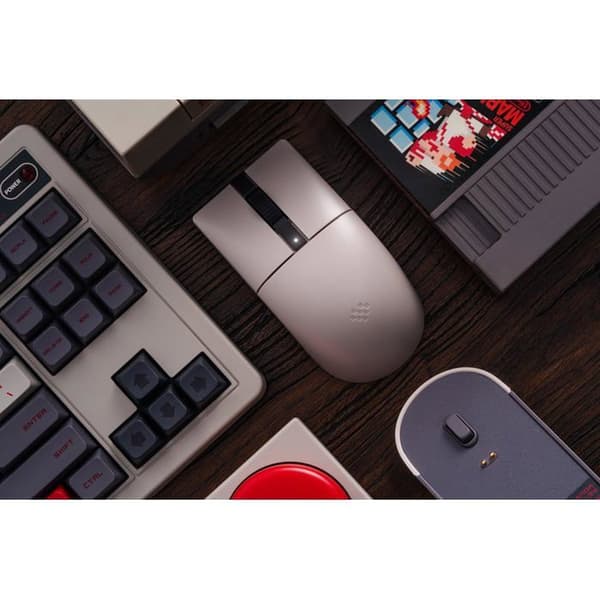 8Bitdo Retro R8 Trådlös Mus Bluetooth & 2.4G - N Edition
