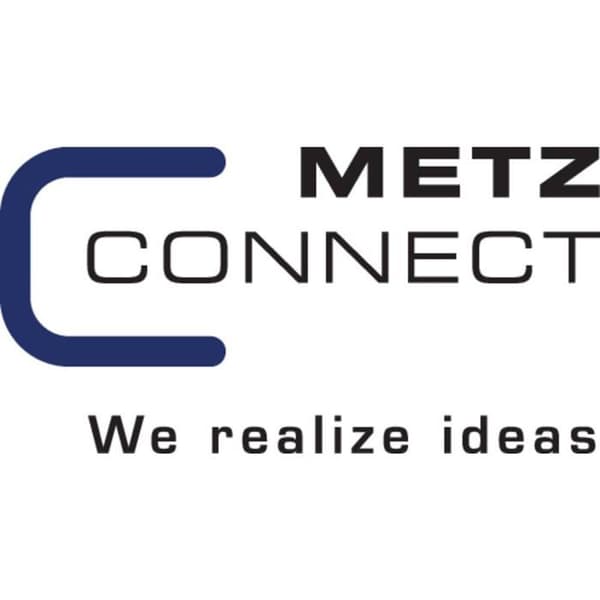 Prise nätverksmontering synlig (utfälld) CAT 6a 2 portar Metz Connect 130B12D20002-E vit klar
