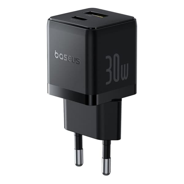 USB-laddare - BASEUS - Palm - 30W - Type-C - Överhettningsskydd - 1m