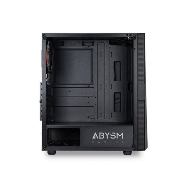 Speldatorchassi - ABYSM - Danube - Svart - Härdat Glaspanel - USB 3.0 och 2.0