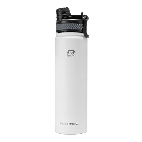Isolerad cykelflaska, 620 ml, vit