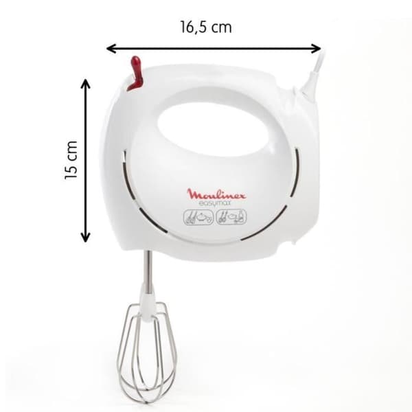 Moulinex Elektrisk visp Easy Max, 200 W, 5 hastigheter