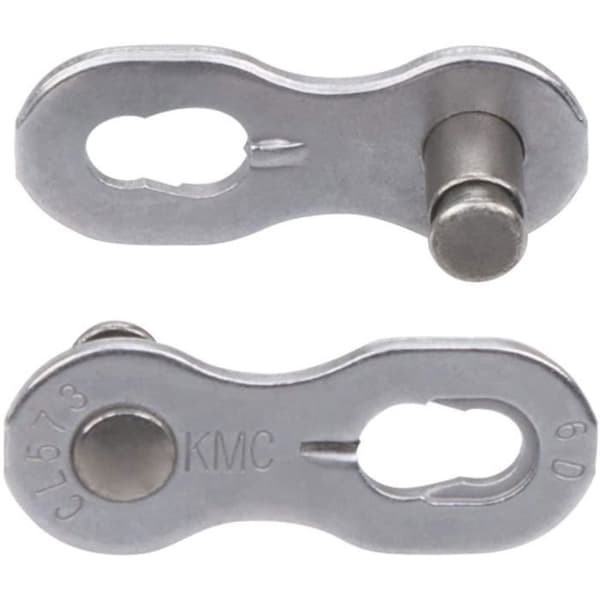 Kedja - KMC - E1 - Silver - 1/2 x 3/32 tum - 130 länkar - 9 växlar