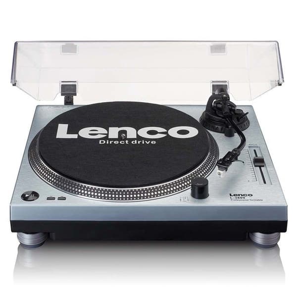 Lenco - L-3809ME - Direktdriven skivspelare med USB/PC-kodning