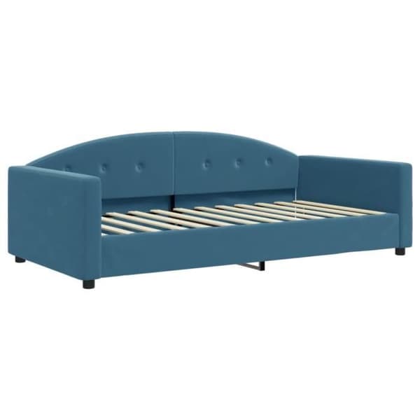 vidaXL Soffläge blå 100x200 cm sammet 354142