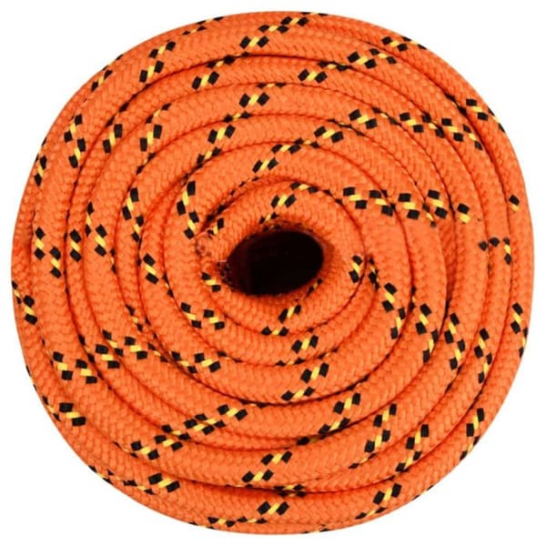 vidaXL Båtrep Orange 16 mm 25 m Polypropylen 152678