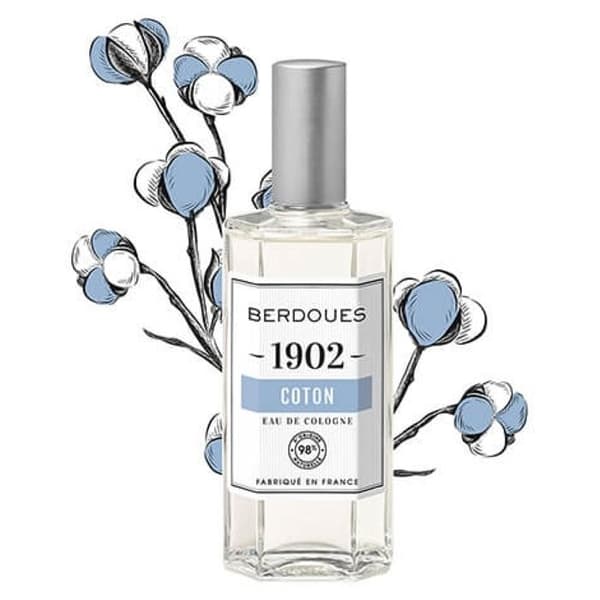 Berdoues 1902 Eau de Cologne Bomull 98% Naturlig 125ml