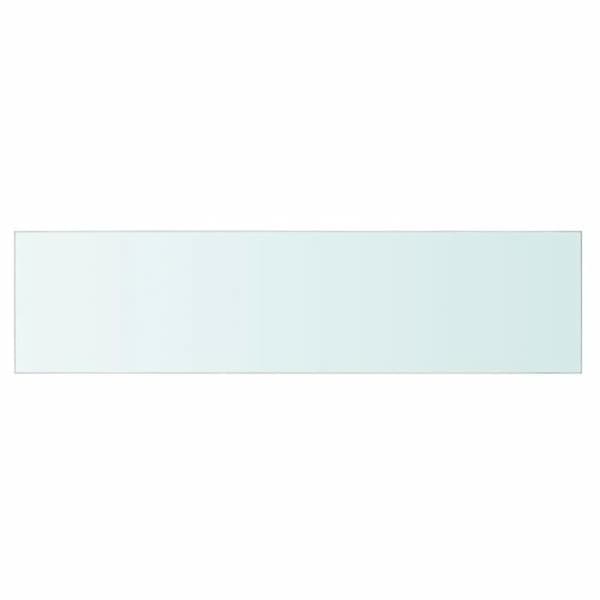 VIDAXL transparent glashyllpanel - 80 x 20 cm - modern och design