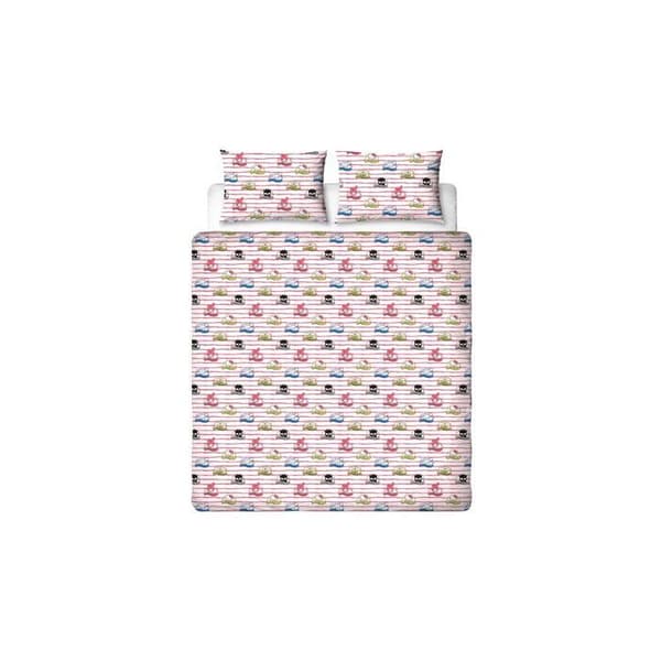 Sällsynt set av påslakan och kuddfodral Hello Kitty