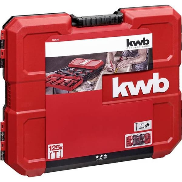 kwb 370630 Utrustad verktygsväska 125 st