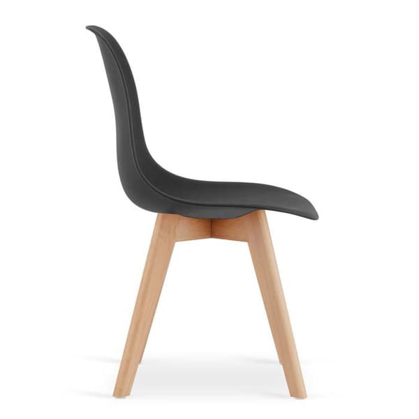 KOMODEE Chaise CHIETI - svart x 1 46x80x55 cm