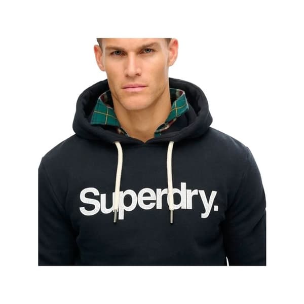 Sweat Superdry Homme Core Logo Blå Bambu