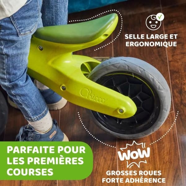 Draisienne - CHICCO - ECO + - Grön - Återvunnen plast - 2 hjul