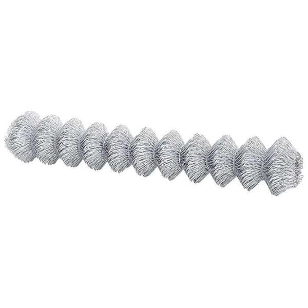 vidaXL Metallnätstängsel Silver 42004851