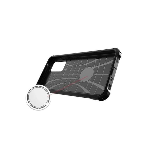 Hybridfodral Hurtel Armor för Samsung Galaxy A36 - Silver, TPU+PC