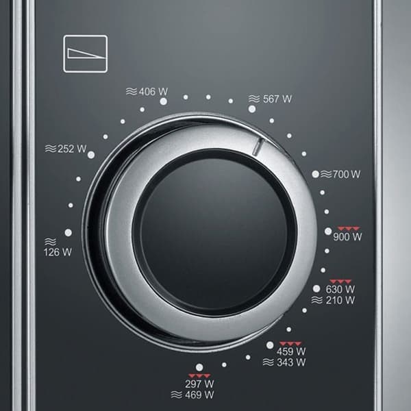 Severin MW 7771 Mikrovågsugn svart, silver 700 W grillfunktion, timerfunktion