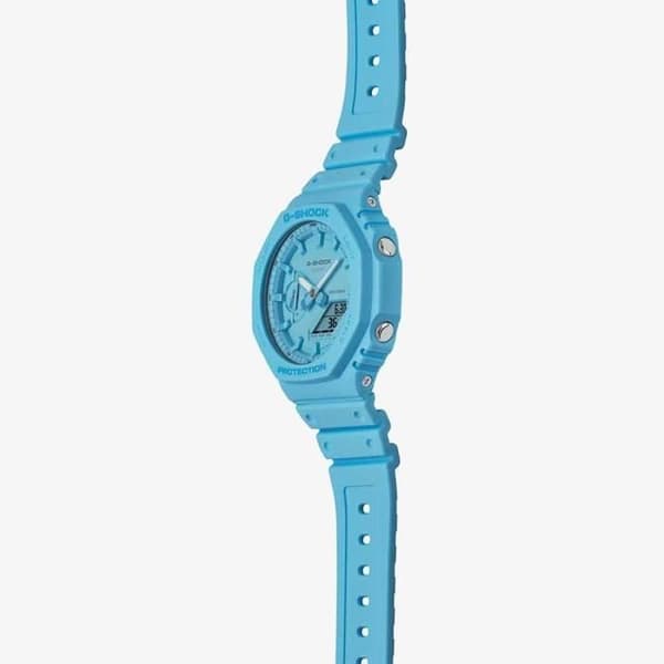 Klocka - CASIO - GA-2100-2A2ER - Blå plast - 20 bar - 45 mm