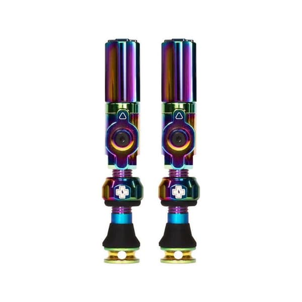 Ventil tubeless - Big Bore Hybrid - högflöde - iriserande - Medium